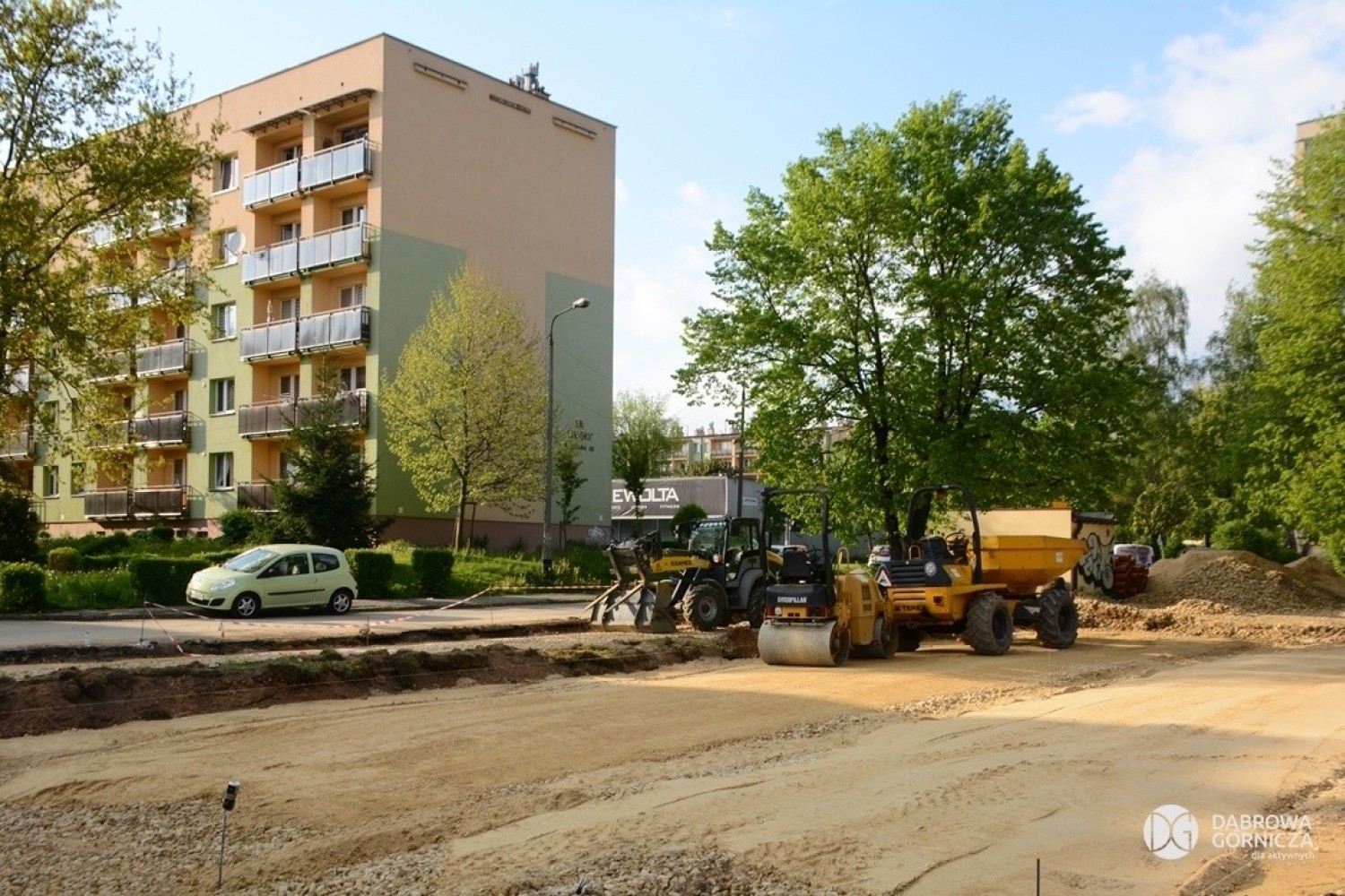 W Dąbrowie Górniczej na osiedlu Mydlice powstaje park kieszonkowy, a na os. Kasprzaka będą nowe miejsca parkingowe