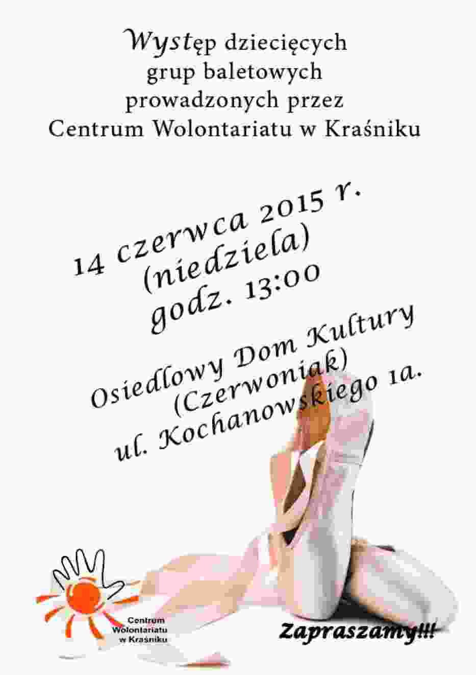 Występ baletowy w Kraśniku