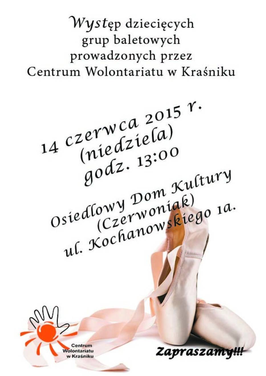 Występ baletowy w Kraśniku