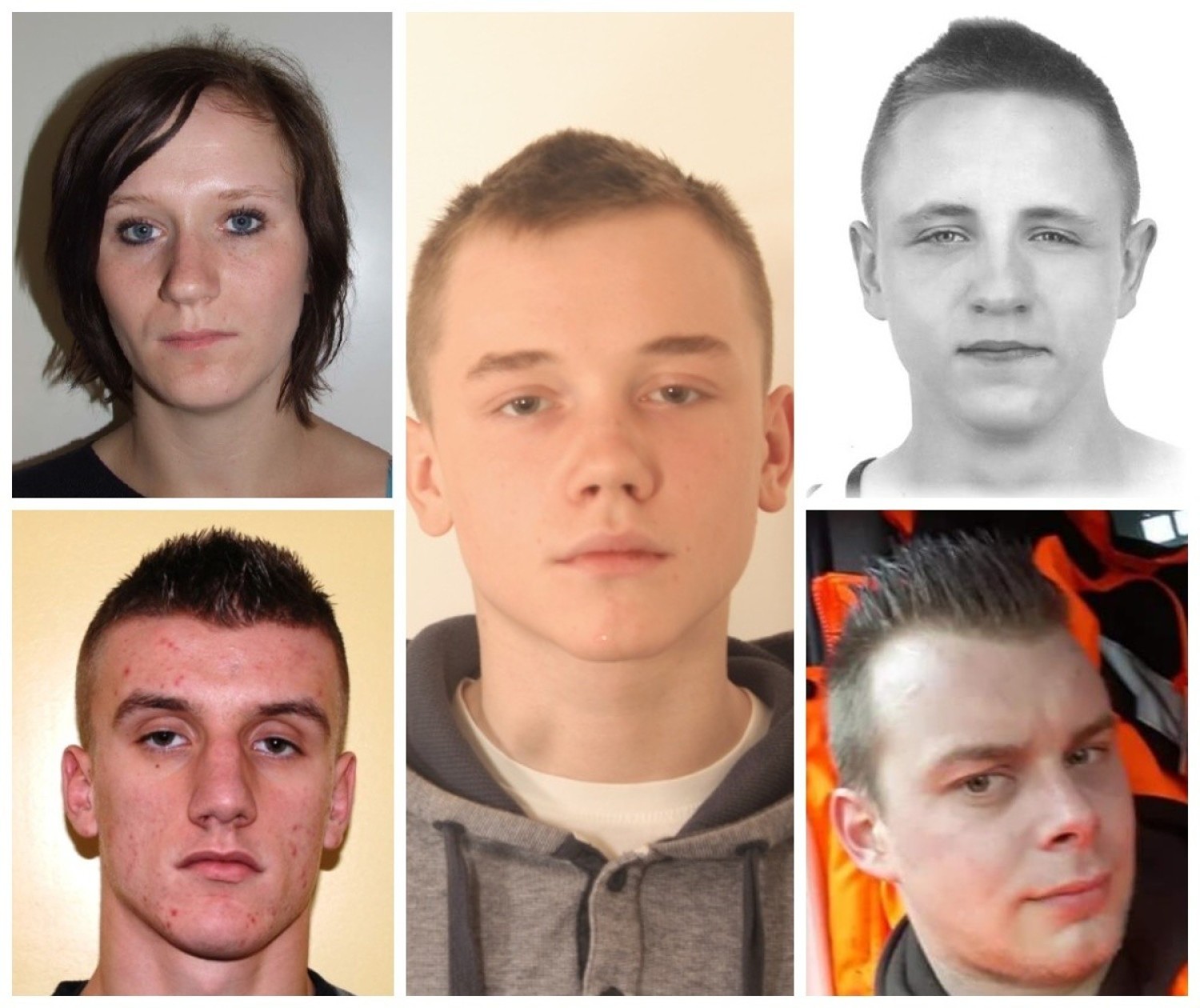 Młodzi przestępcy poszukiwani przez policję