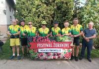 Rowerzyści z całej Polski wystartowali w Rajdzie Żurawinowym w Kościerskiej Hucie