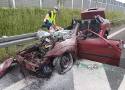 Śmiertelny wypadek na autostradzie A4 koło Brzeska. Jezdnia w kierunku Tarnowa została zablokowana. AKTUALIZACJA