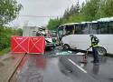 Śmiertelny wypadek pod Wieliczką w Marszowicach. Autokar zderzył się czołowo z autem dostawczym na DW 967 