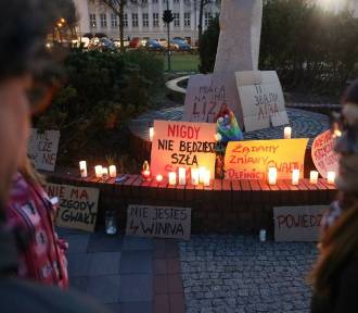 Solidarni z Lizą w Gliwicach - ZDJĘCIA. Upamiętnili zgwałconą Białorusinkę