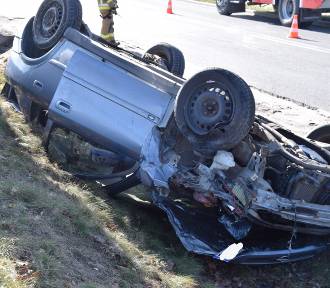 Wypadek w Strzybodze pod Skierniewicami. Utrudnienia w ruchu potrwają 2 godziny