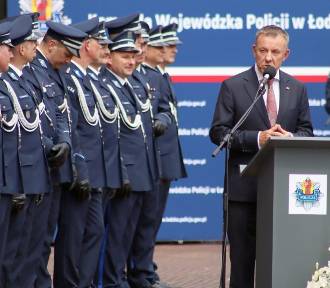Policjanci z regionu łódzkiego obchodzili Święto Policji ZDJĘCIA, FILM