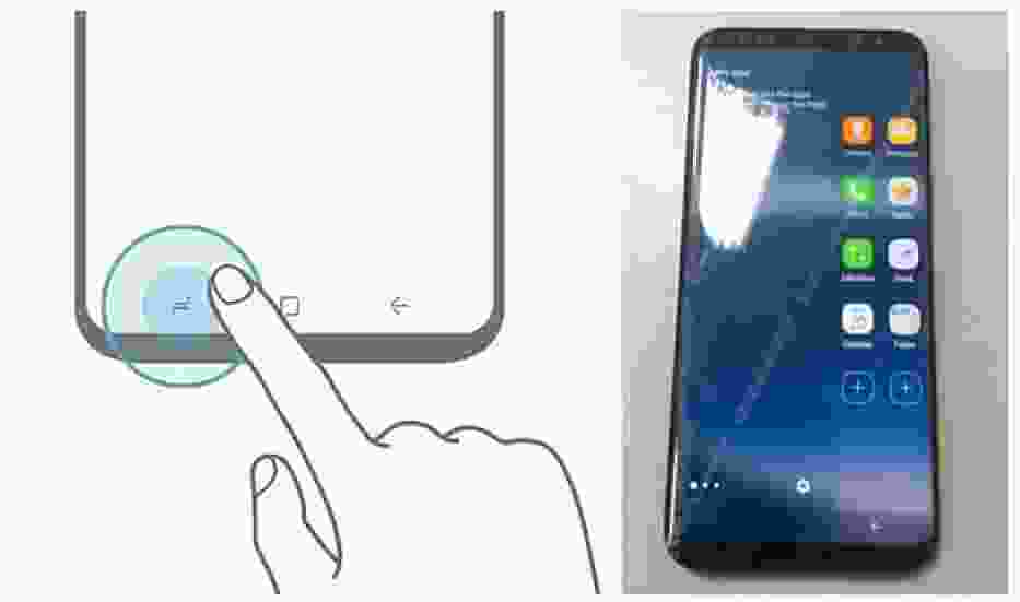 Zdjęcia działającego Samsung Galaxy S8 i grafika stacji dokującej
