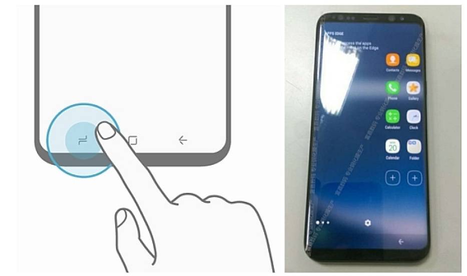 Zdjęcia działającego Samsung Galaxy S8 i grafika stacji dokującej