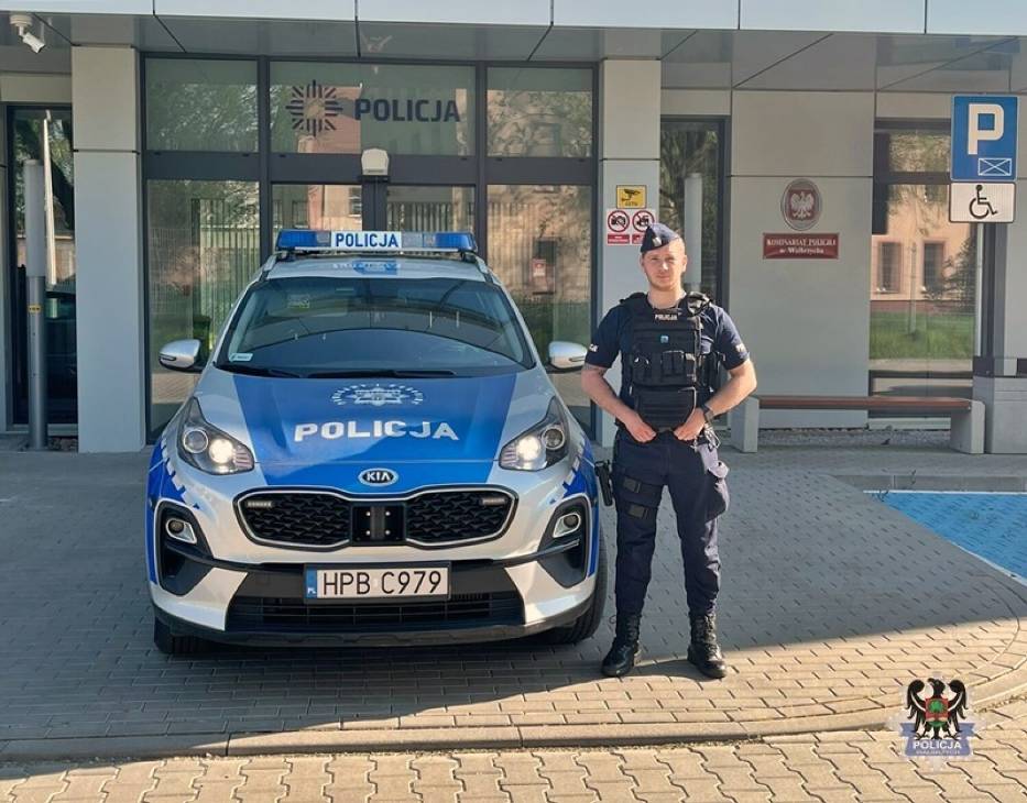 Wałbrzyski policjant podczas urlopu ruszył w pościg za złodziejem