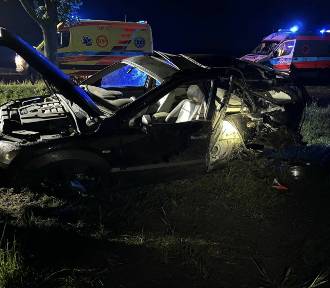 Groźny wypadek między Strzegomiem i Świdnicą. Lądował śmigłowiec LPR