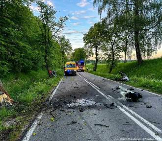 Kierowca zginął w wypadku pod Węgorzewem