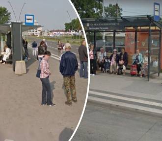 Mieszkańcy Kielc w Google Street View. Przyłapani na przystankach autobusowych 