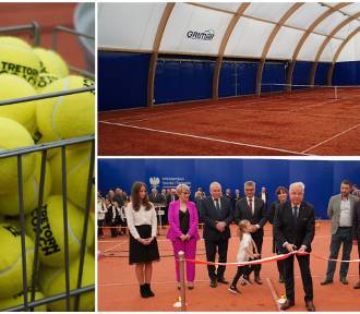 Nowoczesny kort tenisowy otwarto pod Tarnowem. Obiekt będzie dostępny przez cały rok