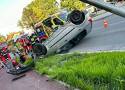 Wypadek w Łące. Samochód osobowy zderzył się z rowerzystką. 20-latka trafiła do szpitala