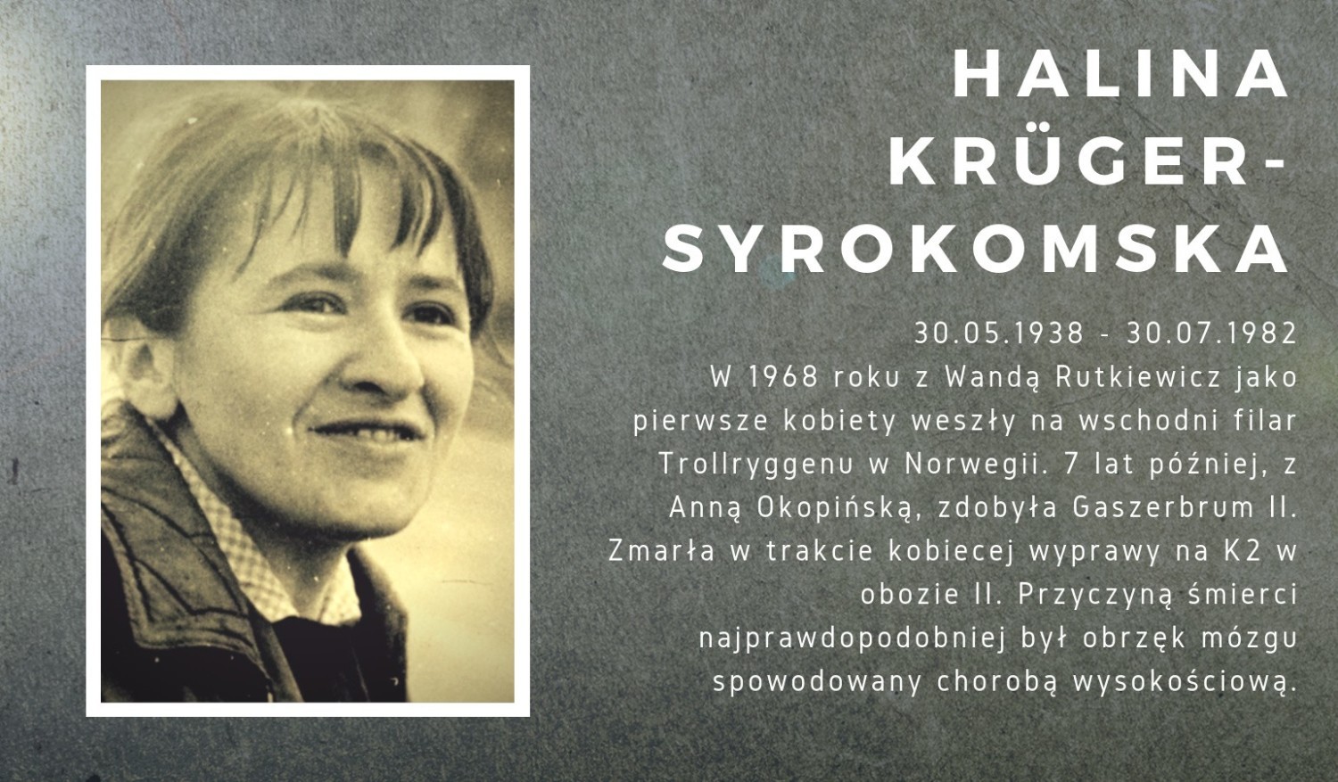 Halina Krüger-Syrokomska (1938-1982)