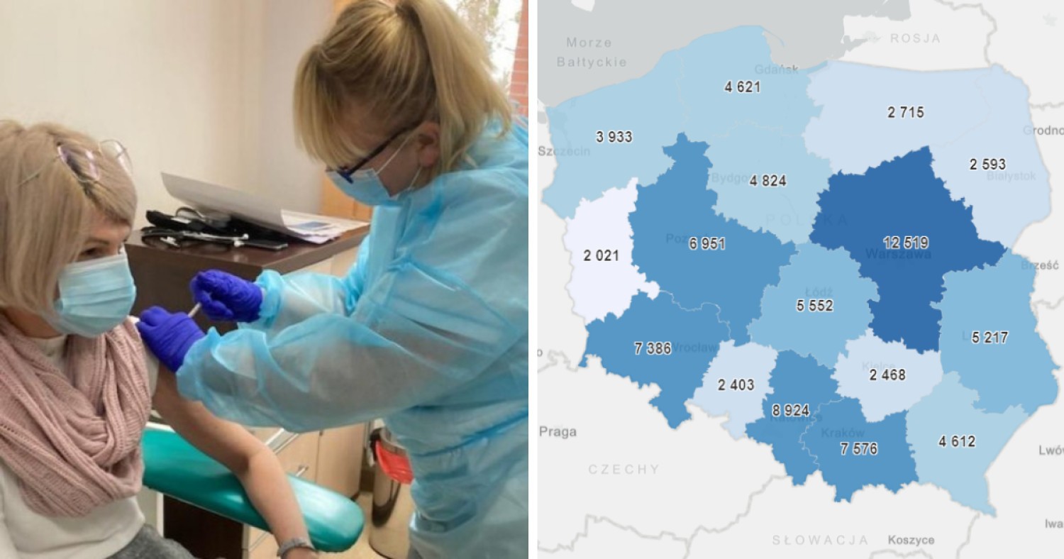 Szczepienia przeciw COVID-19 w woj. śląskim