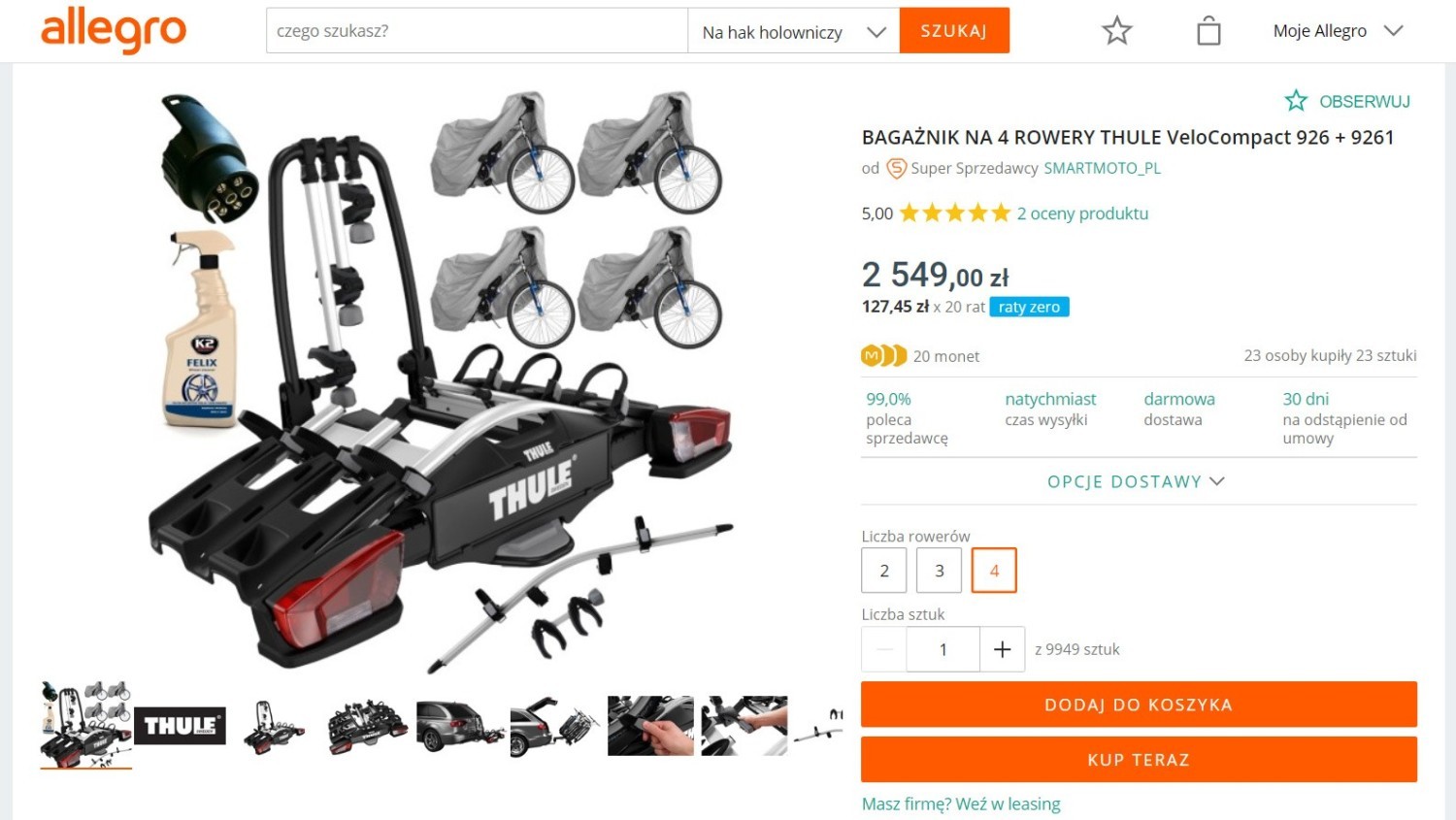 Bagażnik rowerowy dla całej rodziny