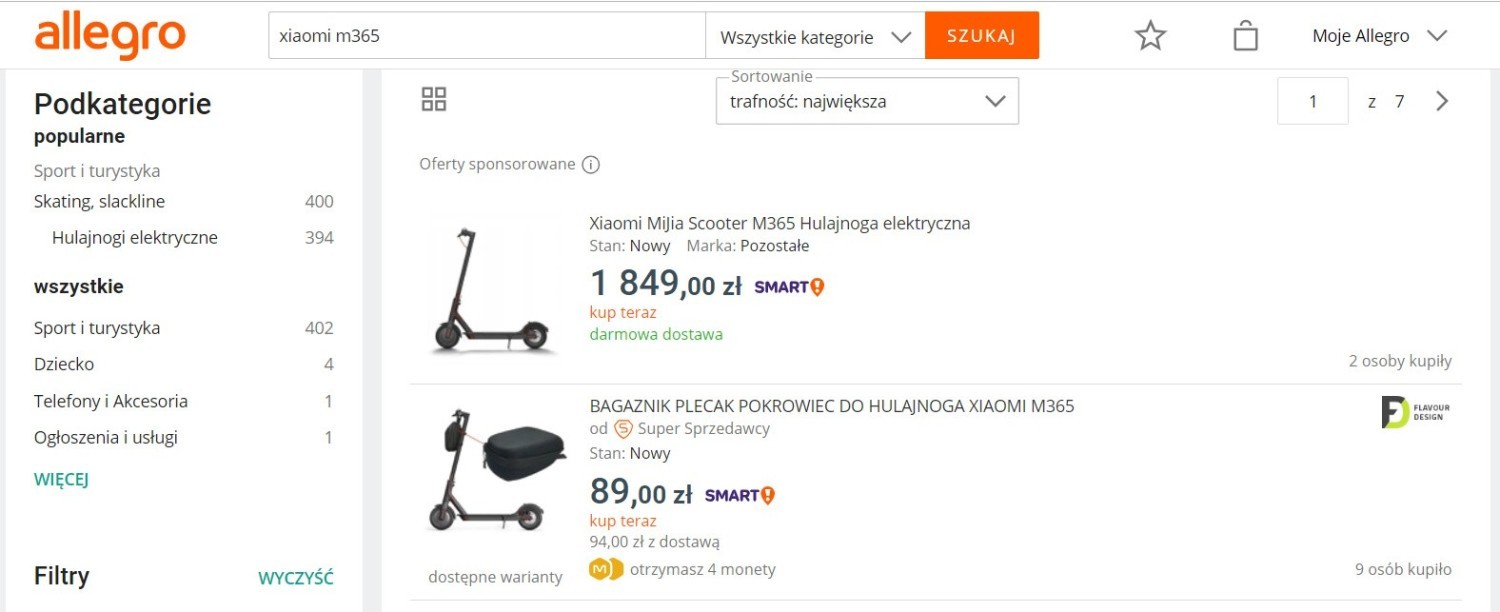Zdecydowanym hitem tego roku może zostać hulajnoga elektryczna od Xiaomi model M365