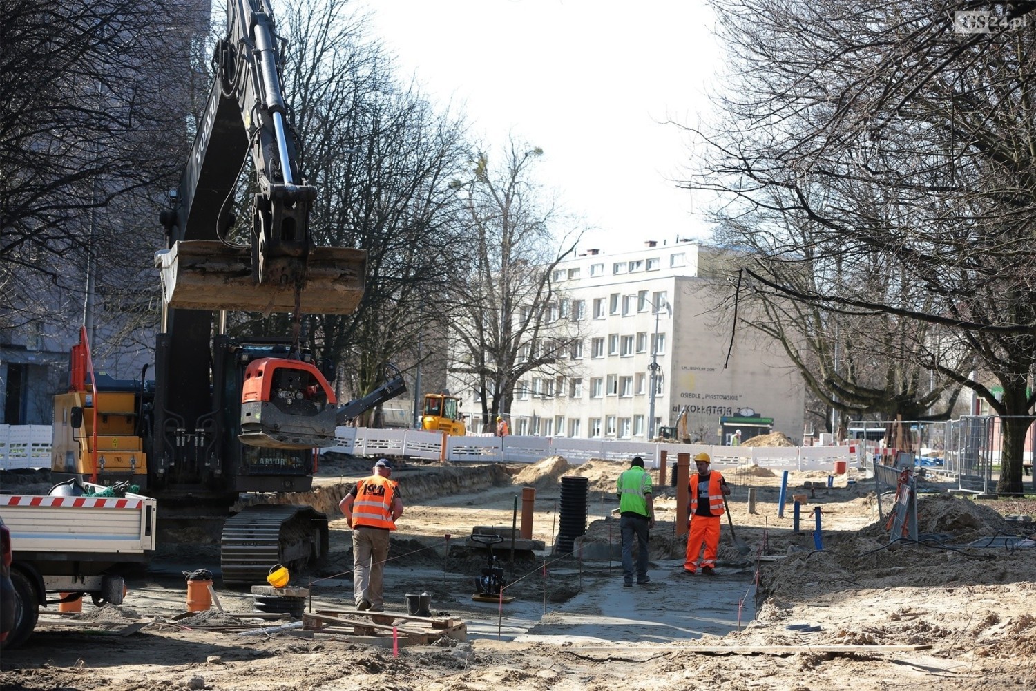 Torowa rewolucja w Szczecinie - prace na Niebuszewie