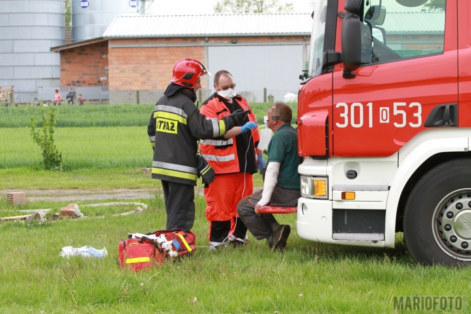 Pożar stodoły i chlewni w Kotorzu Małym