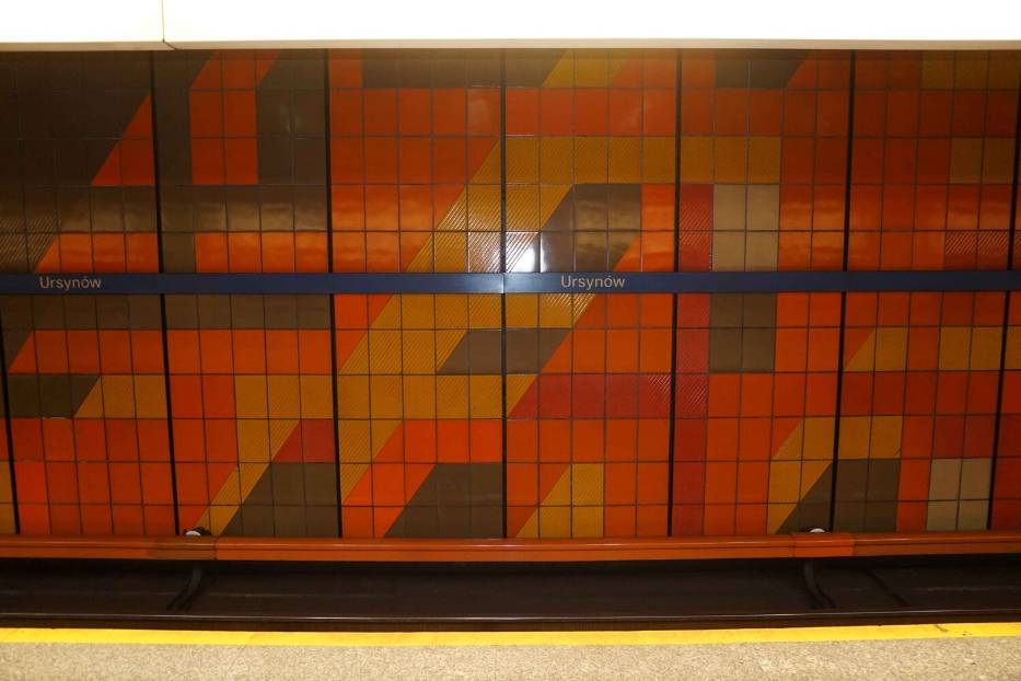 Zabytkowe mozaiki w metrze