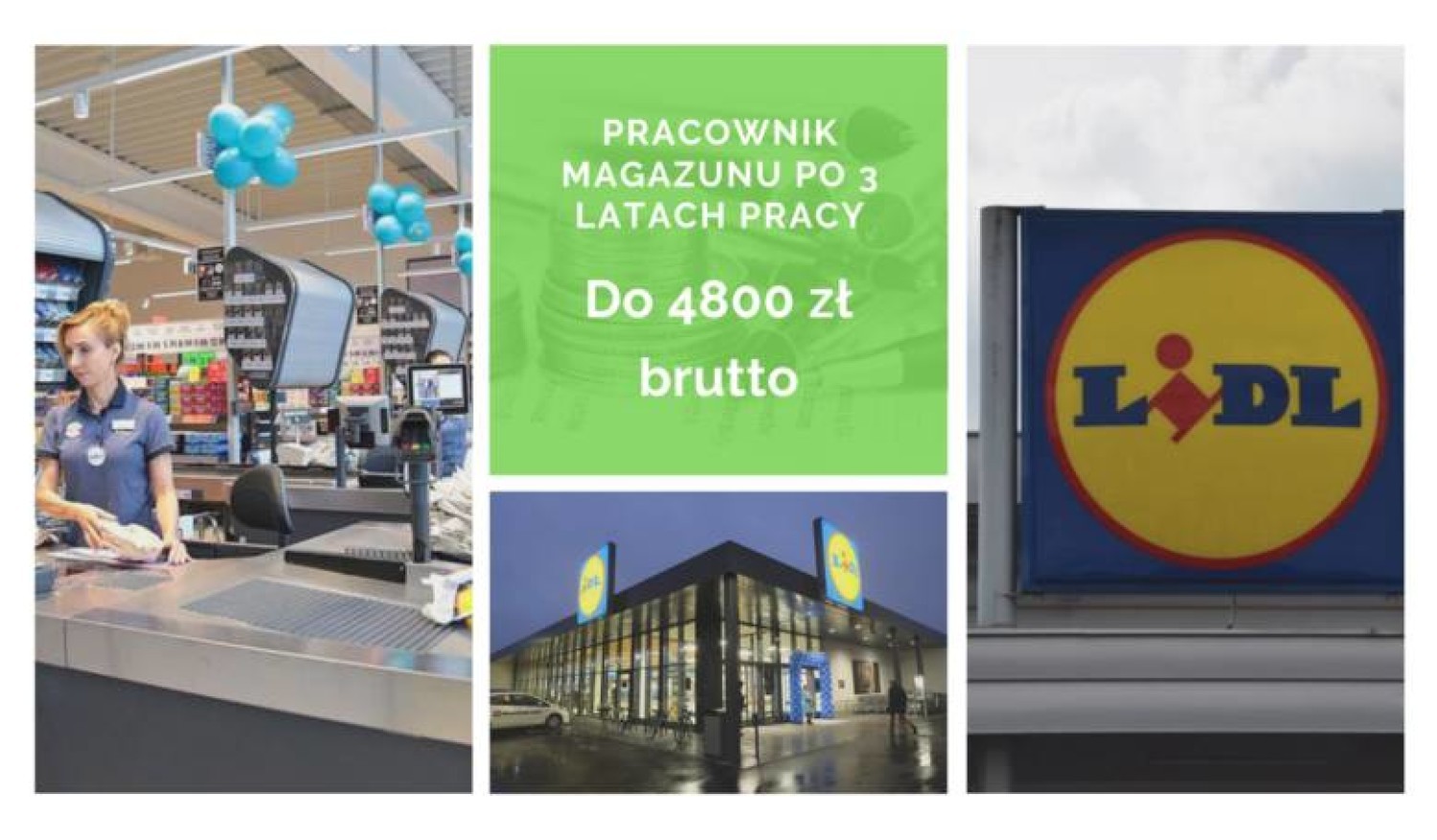 Zarobki w Lidlu