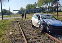 Niebezpieczne zdarzenie drogowe miało miejsce w miejscowości Rogowiec, ZDJĘCIA