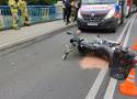 Wypadek motocyklisty na DW 463 w Antoniowie. Obrażenia odniosła jego pasażerka