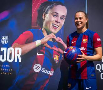 Piłkarka z Łódzkiego Ewa Pajor już oficjalnie w FC Barcelona ZDJĘCIA