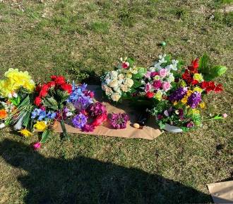 55-letnia mieszkanka Grudziądza przyłapana na... kradzieży kwiatów z cmentarza