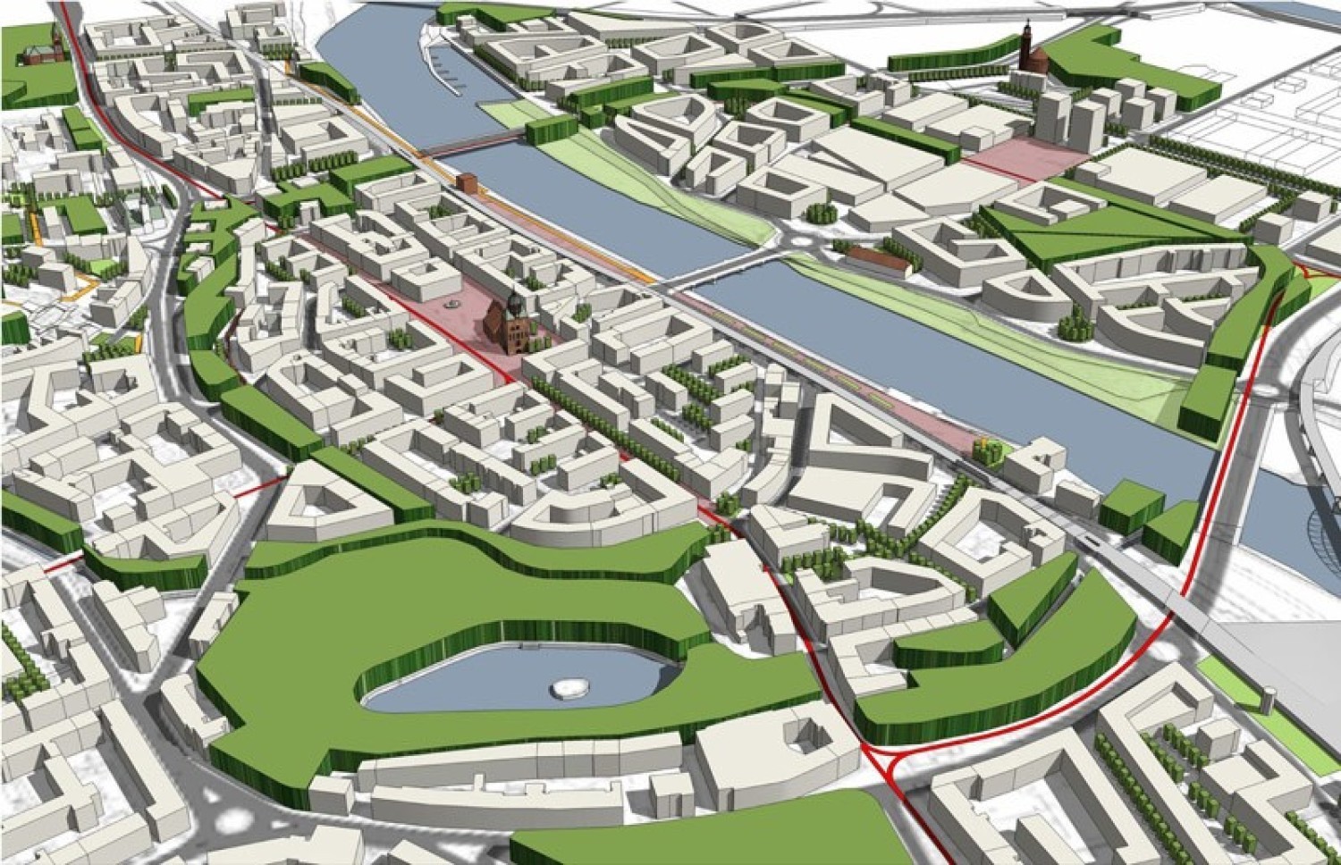 Fachowcy, czyli architekci i urbaniści 10 lat temu stworzyli futurystyczne wizje centrum
