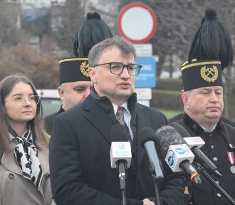 Minister Ziobro w Jastrzębiu. "Będziemy bronić polskiego górnictwa" - zapewniał