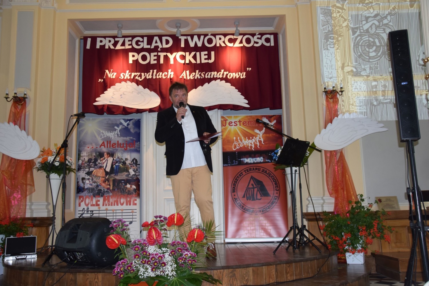 Pierwszy Przegląd Twórczości Poetyckiej Osób Niepełnosprawnych "Na skrzydłach Aleksandrowa" to nowa inicjatywa Warsztatu Terapii Zajęciowej w Aleksandrowie Kujawskim, wpisana w kalendarz obchodów Roku Edwarda Stachury w mieście