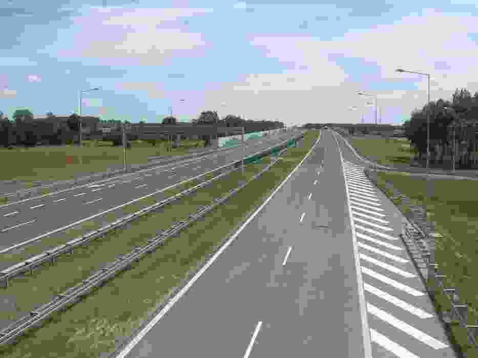 Na zdjęciu: Autostrada A2 w okolicach węzła Emilia