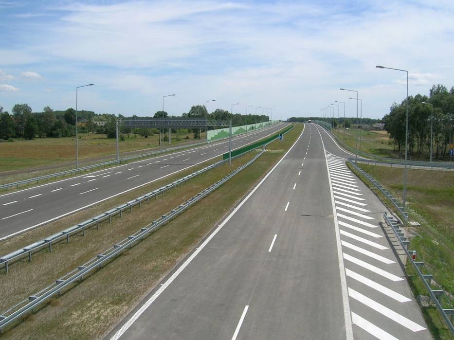 Na zdjęciu: Autostrada A2 w okolicach węzła Emilia