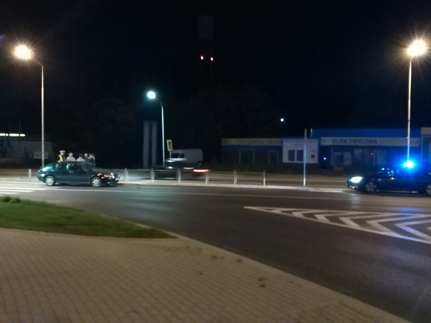 Wypadek na pasach koło Biedronki na Podzamczu