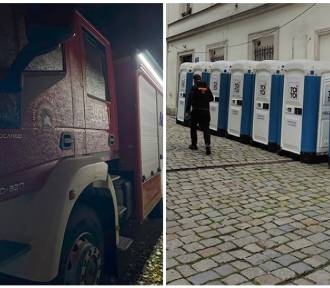 Czego to ludzie nie wrzucą do rzeki! Pod Wałbrzychem pływał toi toi