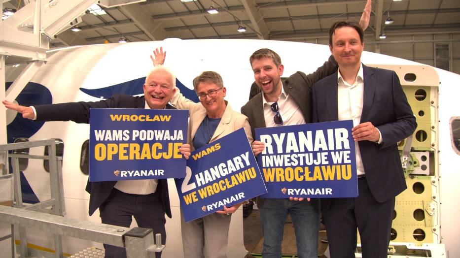 Nowy hangar Ryanair we Wrocławiu 