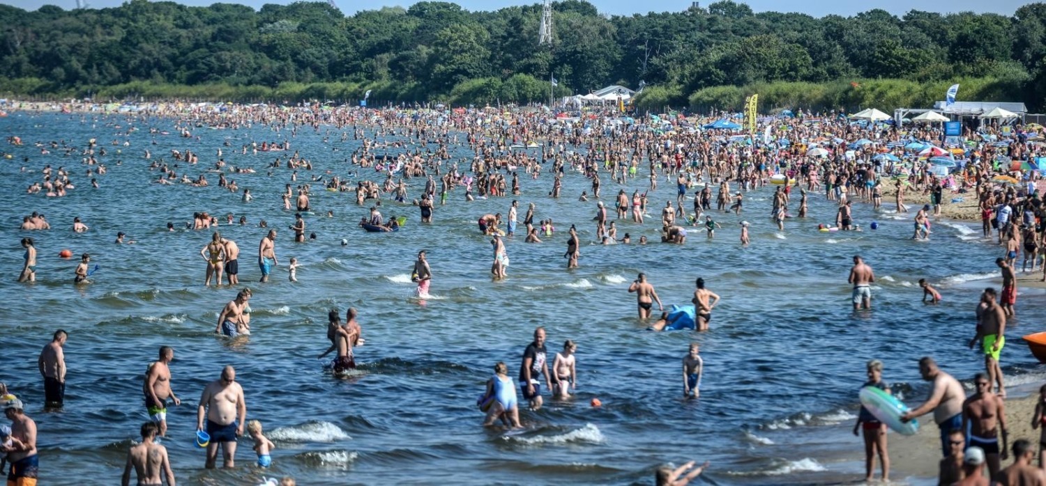 Plażowicze w Gdańsku 15