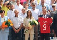 Podziękowania dla światowej sławy piłkarki Ewy Pajor od rodzinnego Uniejowa ZDJĘCIA