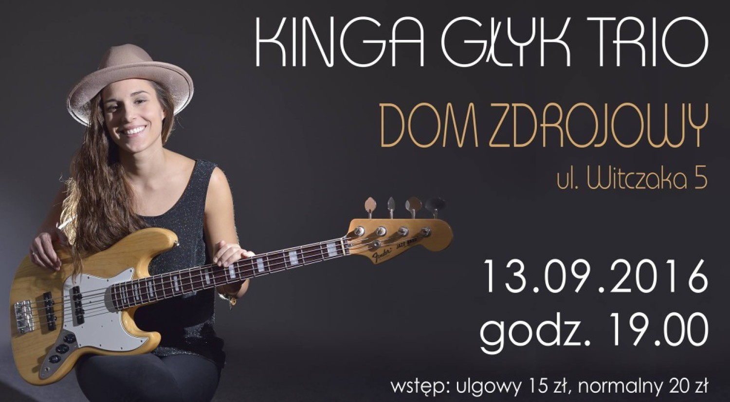 Koncert W Domu Zdrojowym Na Scenie Wystąpi Kinga Głyk Jastrzębie