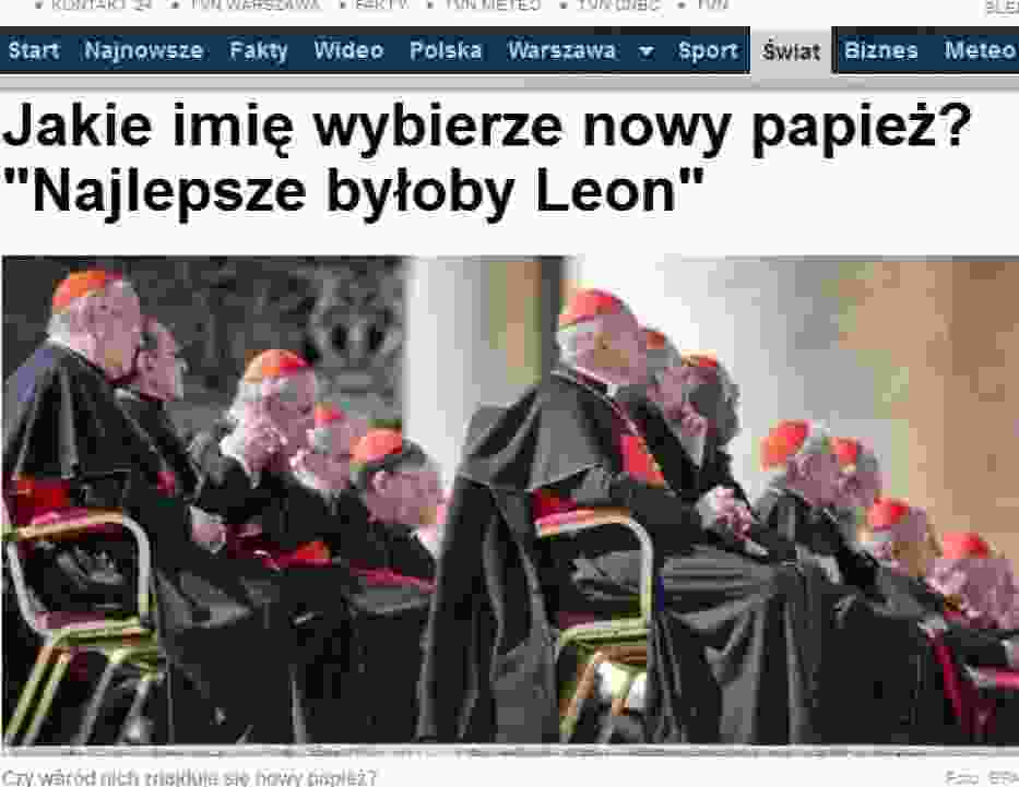 Jakie imię wybierze nowy papież? - tvn