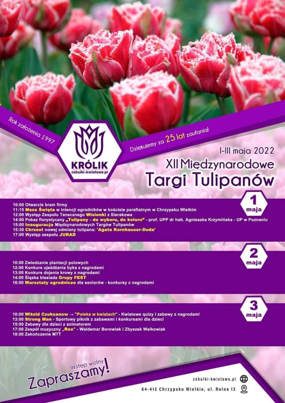 Międzynarodowe Targi Tulipanów 2022