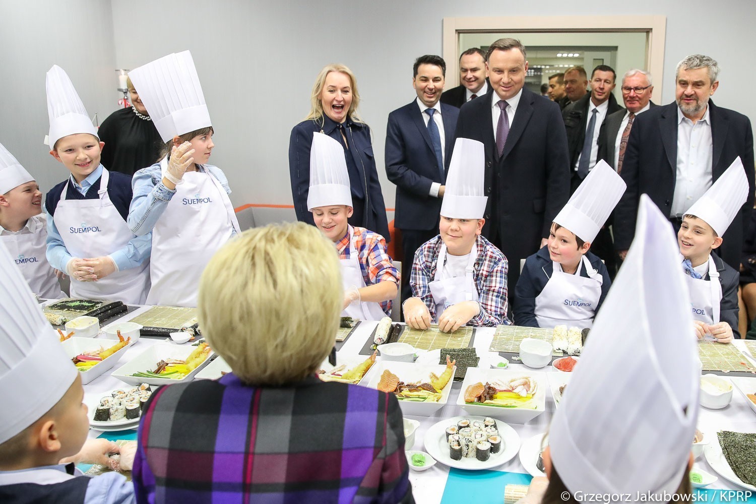 W środę do bielskiego Suempolu z krótką wizytą przyjechała para prezydencka
