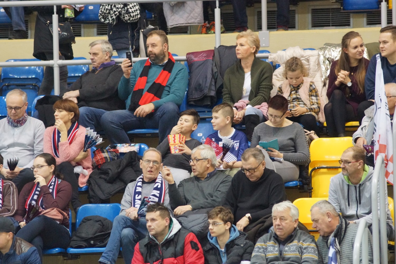 Kibice Energa MKS Kalisz podczas meczu z MMTS Kwidzyn w Pucharze Polski