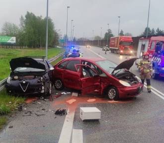 Wypadek na DK 94 w Wojniczu. Poszkodowane zostały dzieci