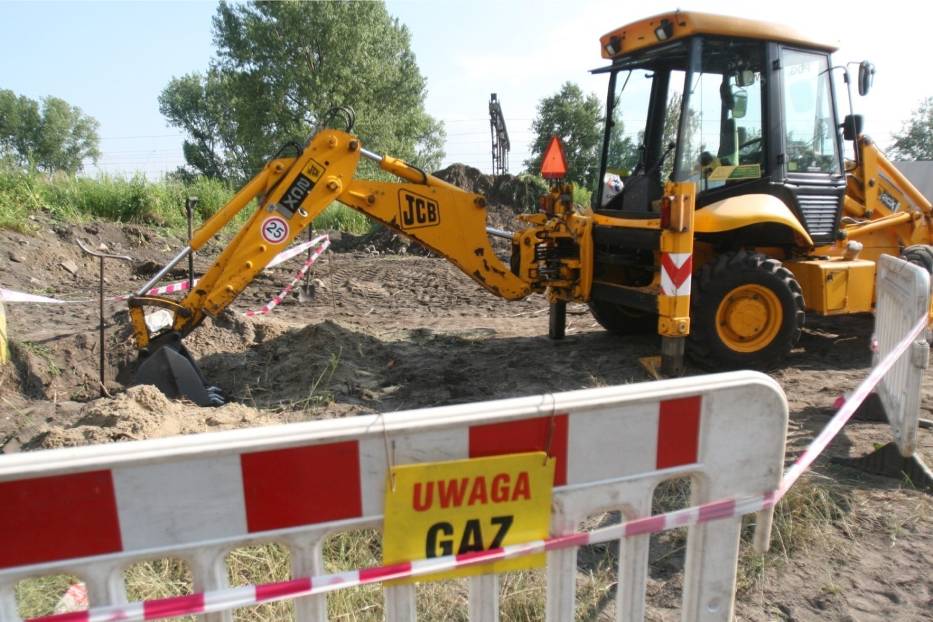 Uszkodzenie gazociągu w Prudniku