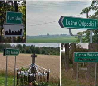 Najdziwniejsze nazwy wsi w Kujawsko-Pomorskiem [lista - 3 grudnia 2022]
