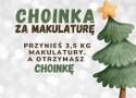 Akcja Choinka za makulaturę w Koszalinie. Przyjdź świąteczne drzewko!