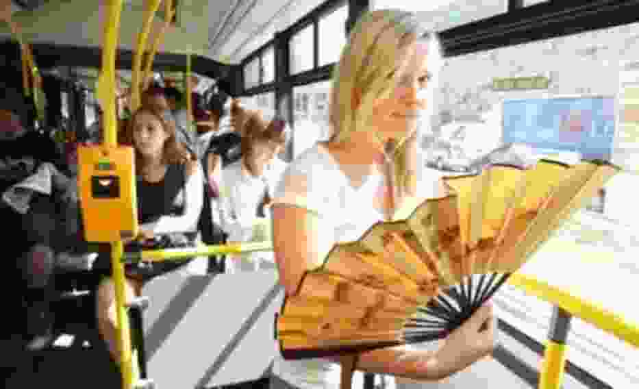 Wrocławianka Elwira Kaśków w autobusie z pl